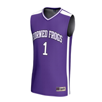 TCU Horned Frogs Basketball Jersey, Purple Fashion Lightweight Sportswear Jersey Shirt, Sleeveless Athletic Tank Jersey, Casual Gift for Men