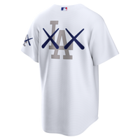 Los Angeles Dodgers Baseball Jersey, White Sportswear Jersey Shirt, Lightweight Breathable Athletic Jersey, Casual Gift for Men