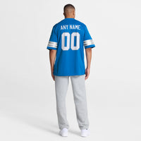 Detroit Lions Football Jersey, Blue Game Sportswear Jersey Shirt, Lightweight Breathable Athletic Jersey, Casual Gift for Men