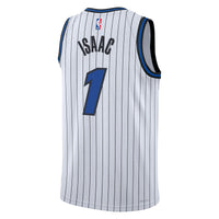 Jonathan Isaac Orlando Magic Basketball Jersey, White Replica Sportswear Jersey Shirt, Sleeveless Athletic Tank Jersey, Casual Gift for Men