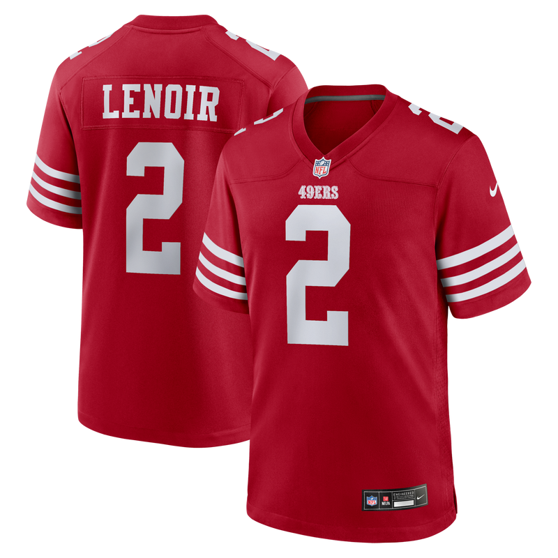 Deommodore Lenoir San Francisco 49ers Football Jersey, Sportswear Jersey Shirt, Lightweight Breathable Athletic Jersey, Casual Gift for Men