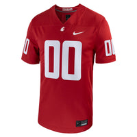 Washington State Cougars Football Jersey, Crimson Replica Sportswear Jersey Shirt, Lightweight Breathable Athletic Jersey, Casual Gift for Men