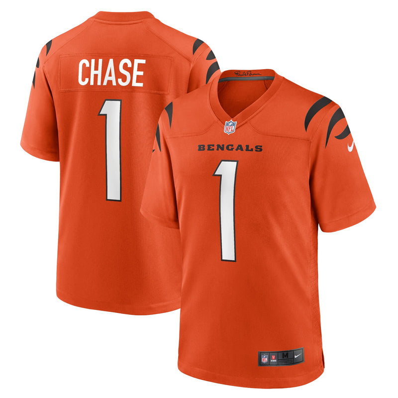 Ja'Marr Chase Cincinnati Bengals Football Jersey, Sportswear Jersey Shirt, Lightweight Athletic Jersey, Casual Gift for Men, Style 4301256