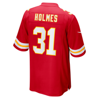 Priest Holmes Kansas City Chiefs Football Jersey, Red Game Sportswear Jersey Shirt, Lightweight Breathable Athletic Jersey, Casual Gift for Men