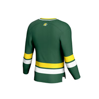 Northern Michigan Wildcats Hockey Jersey, Green Sportswear Jersey Shirt, Long Sleeve Hockey Sweater Jersey, Casual Gift for Men