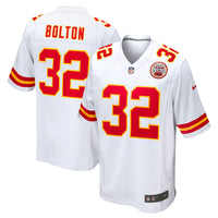 Nick Bolton Kansas City Chiefs Football Jersey, White Game Sportswear Jersey Shirt, Lightweight Breathable Athletic Jersey, Casual Gift for Men