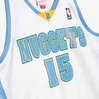 Denver Nuggets Basketball Jersey, White Authentic Swingman Sportswear Jersey Shirt, Sleeveless Athletic Tank Jersey, Casual Gift for Men