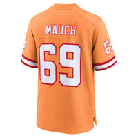 Cody Mauch Tampa Bay Buccaneers Football Jersey, Orange Sportswear Jersey Shirt, Lightweight Breathable Athletic Jersey, Casual Gift for Men