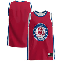 Detroit Mercy Titans Basketball Jersey, Blue Lightweight Sportswear Jersey Shirt, Sleeveless Athletic Tank Jersey, Casual Gift for Men