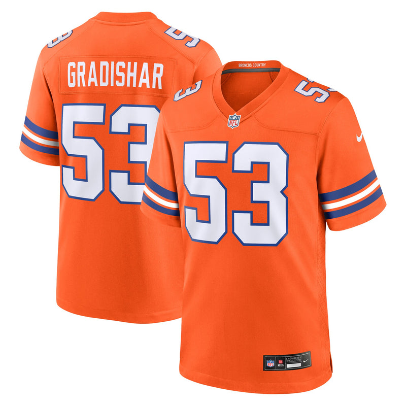 Randy Gradishar Denver Broncos Football Jersey, Orange Game Sportswear Jersey Shirt, Lightweight Breathable Athletic Jersey, Casual Gift for Men
