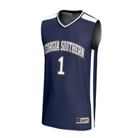 Georgia Southern Eagles Basketball Jersey, Blue Fashion Sportswear Jersey Shirt, Sleeveless Athletic Tank Jersey, Casual Gift for Men
