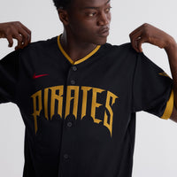 Oneil Cruz Pittsburgh Pirates Baseball Jersey, Black Sportswear Jersey Shirt, Lightweight Breathable Athletic Jersey, Casual Gift for Men