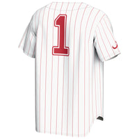 Tide Lightweight Baseball Fashion Baseball Jersey, Crimson Sportswear Jersey Shirt, Lightweight Breathable Athletic Jersey, Casual Gift for Men