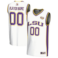 LSU Tigers Basketball Jersey, White Fashion Lightweight Sportswear Jersey Shirt, Sleeveless Athletic Tank Jersey, Casual Gift for Men