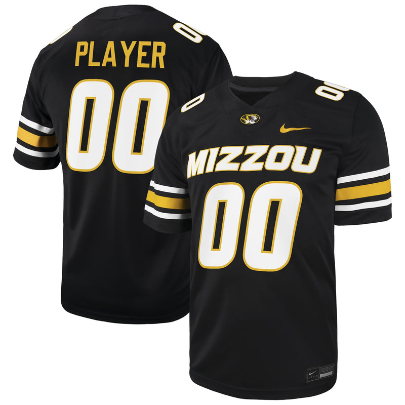 Missouri Tigers Football Jersey, Black Sportswear Jersey Shirt, Lightweight Breathable Athletic Jersey, Casual Gift for Men, Style 200461460