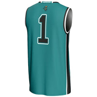 Coastal Carolina Chanticleers Basketball Jersey, Light Blue Sportswear Jersey Shirt, Sleeveless Athletic Tank Jersey, Casual Gift for Men