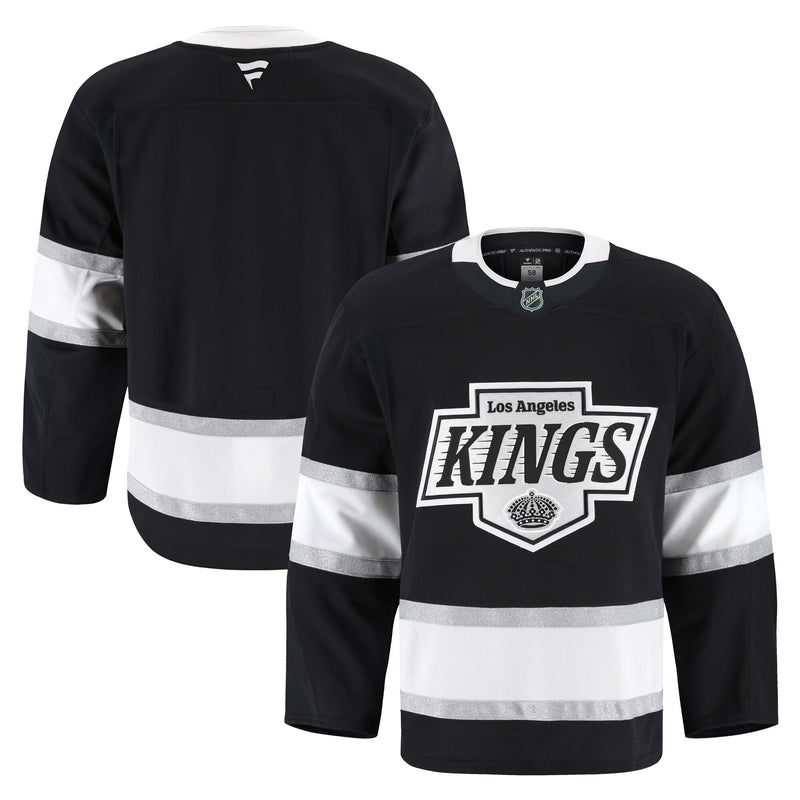 Los Angeles Kings Hockey Jersey, Black Sportswear Jersey Shirt, Long Sleeve Hockey Sweater Jersey, Casual Gift for Men, Style 201897998