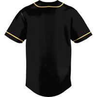 Cal State Long Beach The Beach Baseball Jersey, Gold Sportswear Jersey Shirt, Lightweight Breathable Athletic Jersey, Casual Gift for Men
