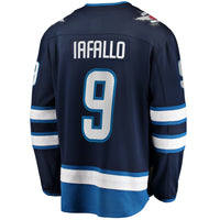 Alex Iafallo Winnipeg Jets Hockey Jersey, Navy Breakaway Home Sportswear Jersey Shirt, Long Sleeve Hockey Sweater Jersey, Casual Gift for Men