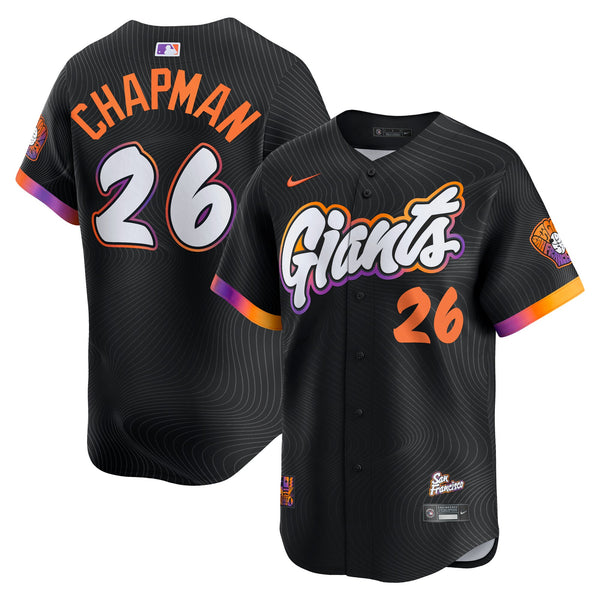 San Francisco Giants Matt Chapman Anthracite 2025 City Connect Limited Jersey