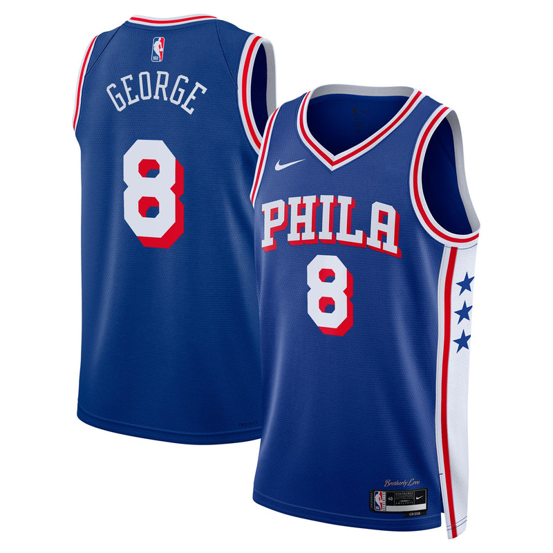 Paul George Philadelphia 76ers Basketball Jersey, Royal Swingman Sportswear Jersey Shirt, Sleeveless Athletic Tank Jersey, Casual Gift for Men