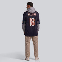 Caleb Williams Chicago Bears Football Jersey, Navy Game Sportswear Jersey Shirt, Lightweight Breathable Athletic Jersey, Casual Gift for Men