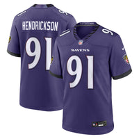 Trey Hendrickson Baltimore Ravens Football Jersey, Purple Sportswear Jersey Shirt, Lightweight Breathable Athletic Jersey, Casual Gift for Men
