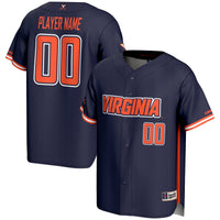 Virginia Cavaliers Baseball Jersey, Navy Sportswear Jersey Shirt, Lightweight Breathable Athletic Jersey, Casual Gift for Men, Style 200097242
