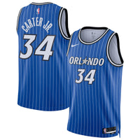 Wendell Carter Jr. Orlando Magic Basketball Jersey, Blue Replica Sportswear Jersey Shirt, Sleeveless Athletic Tank Jersey, Casual Gift for Men