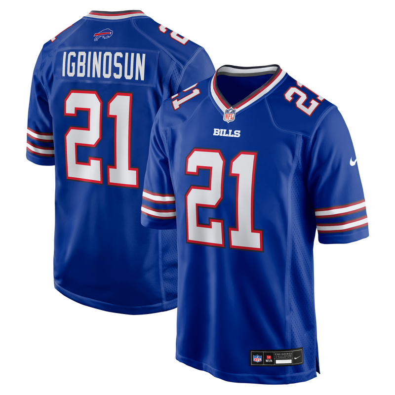Davison Igbinosun Buffalo Bills Football Jersey, Royal Game Sportswear Jersey Shirt, Lightweight Breathable Athletic Jersey, Casual Gift for Men