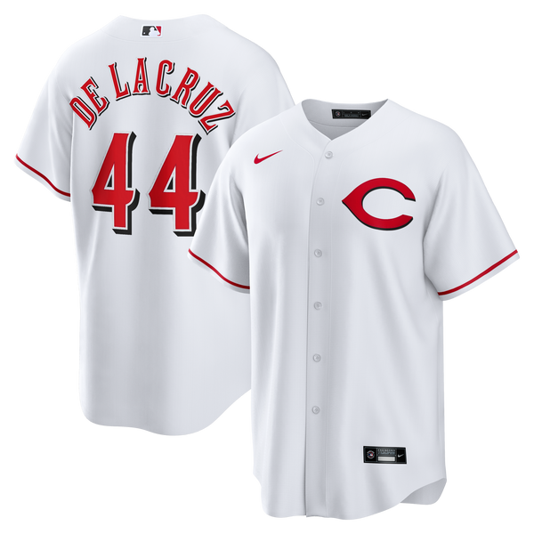 Cincinnati Reds Elly De La Cruz White Alternate 2 Replica Jersey