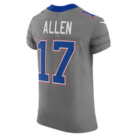 Josh Allen Buffalo Bills Football Jersey, Gray Elite Sportswear Jersey Shirt, Lightweight Breathable Athletic Jersey, Casual Gift for Men