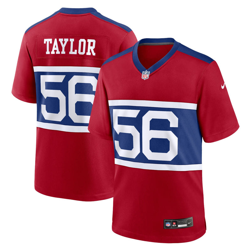 Lawrence Taylor New York Giants Football Jersey, Red Game Sportswear Jersey Shirt, Lightweight Breathable Athletic Jersey, Casual Gift for Men