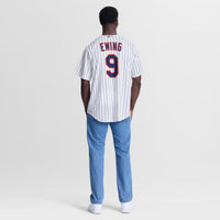AJ Ewing New York Mets Baseball Jersey, White Replica Home Sportswear Jersey Shirt, Lightweight Breathable Athletic Jersey, Casual Gift for Men