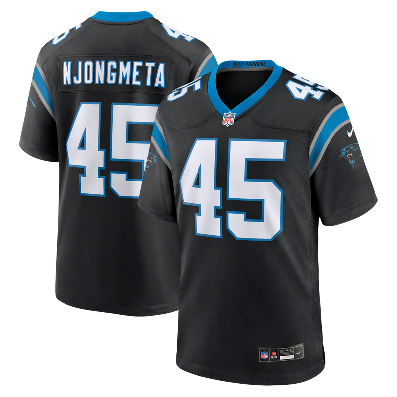 Maema Njongmeta Carolina Panthers Football Jersey, Sportswear Jersey Shirt, Lightweight Athletic Jersey, Casual Gift for Men, Style 204505575