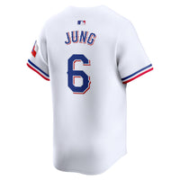 Josh Jung Texas Rangers Baseball Jersey, White Limited Home Sportswear Jersey Shirt, Lightweight Breathable Athletic Jersey, Casual Gift for Men