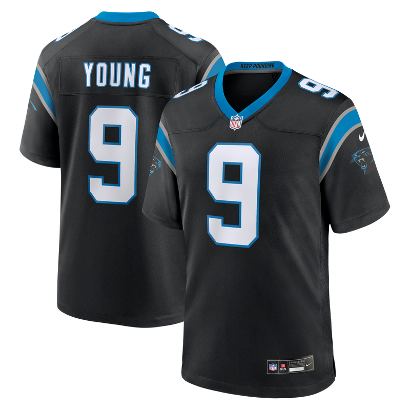 Bryce Young Carolina Panthers Football Jersey, Black Game Sportswear Jersey Shirt, Lightweight Breathable Athletic Jersey, Casual Gift for Men