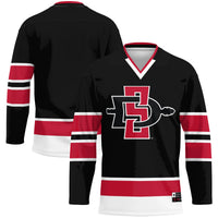San Diego State Aztecs Hockey Jersey, Black Sportswear Jersey Shirt, Long Sleeve Hockey Sweater Jersey, Casual Gift for Men