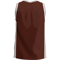 St. Bonaventure Bonnies Basketball Jersey, Brown Lightweight Sportswear Jersey Shirt, Sleeveless Athletic Tank Jersey, Casual Gift for Men