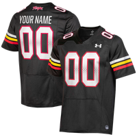 Maryland Terrapins Football Jersey, Black Sportswear Jersey Shirt, Lightweight Breathable Athletic Jersey, Casual Gift for Men, Style 200844392