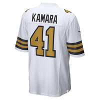 Alvin Kamara New Orleans Saints Football Jersey, White Game Sportswear Jersey Shirt, Lightweight Breathable Athletic Jersey, Casual Gift for Men