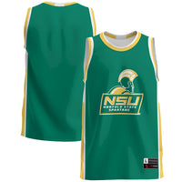 Norfolk State Spartans Basketball Jersey, Green Lightweight Sportswear Jersey Shirt, Sleeveless Athletic Tank Jersey, Casual Gift for Men