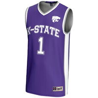 Kansas State Wildcats Basketball Jersey, Purple Sportswear Jersey Shirt, Sleeveless Athletic Tank Jersey, Casual Gift for Men, Style 200951919