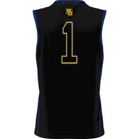 Marquette Golden Eagles Basketball Jersey, Black Lightweight Sportswear Jersey Shirt, Sleeveless Athletic Tank Jersey, Casual Gift for Men