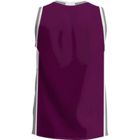Arkansas Little Rock Trojans Basketball Jersey, Maroon Lightweight Sportswear Jersey Shirt, Sleeveless Athletic Tank Jersey, Casual Gift for Men