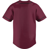 Southern Illinois Salukis Baseball Jersey, Maroon Sportswear Jersey Shirt, Lightweight Breathable Athletic Jersey, Casual Gift for Men