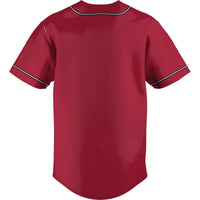Central Washington Wildcats Baseball Jersey, Crimson Sportswear Jersey Shirt, Lightweight Breathable Athletic Jersey, Casual Gift for Men