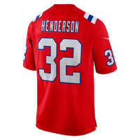 TreVeyon Henderson New England Football Jersey, Sportswear Jersey Shirt, Lightweight Athletic Jersey, Casual Gift for Men, Style 203832292
