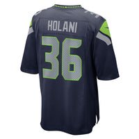 George Holani Seattle Seahawks Football Jersey, Navy Game Sportswear Jersey Shirt, Lightweight Breathable Athletic Jersey, Casual Gift for Men