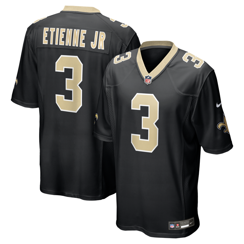Travis Etienne Jr New Orleans Saints Football Jersey, Black Sportswear Jersey Shirt, Lightweight Breathable Athletic Jersey, Casual Gift for Men